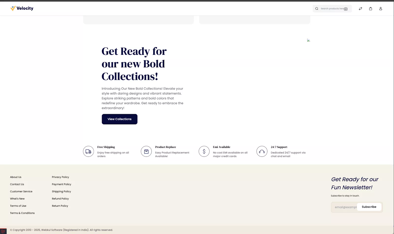 Truy cập trang web hiển thị thành công