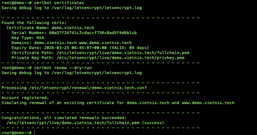 Thực hiện gia hạn thử nghiệm  