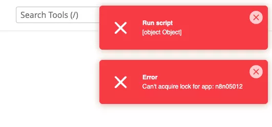 Lỗi “Can’t acquire lock for app” 