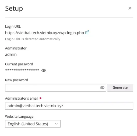 Thay đổi cài đặt chung của WordPress