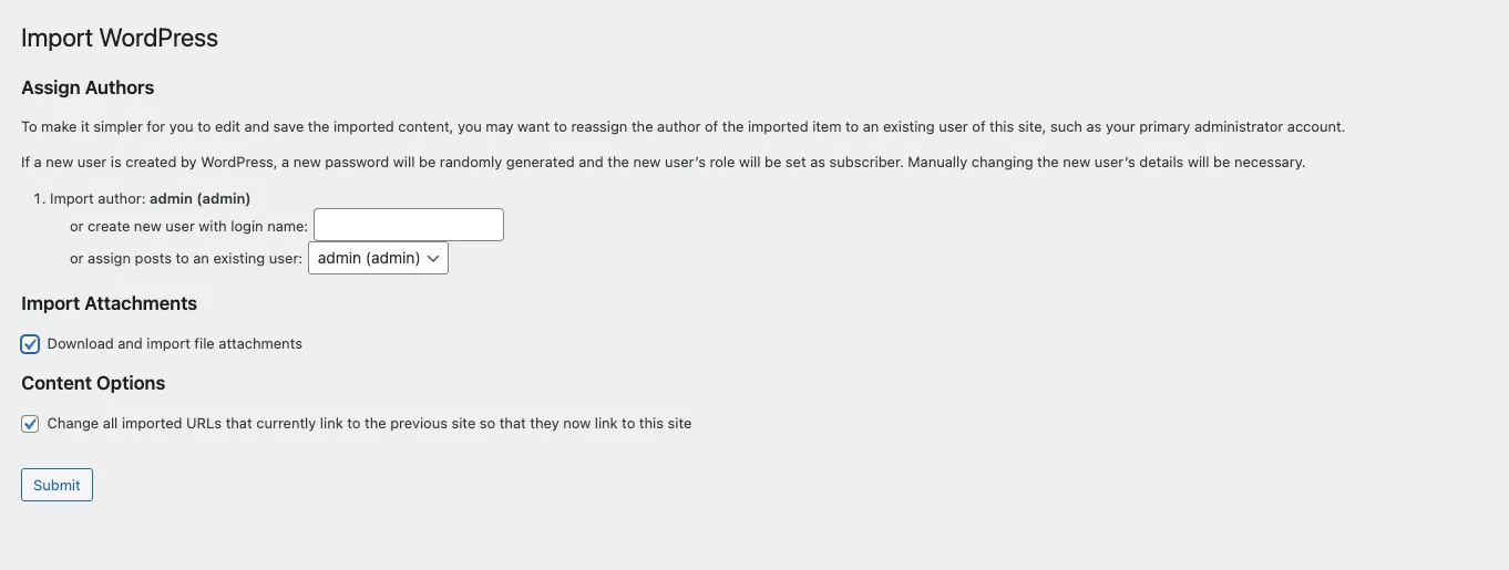 Nhấn Submit và chờ hoàn tất