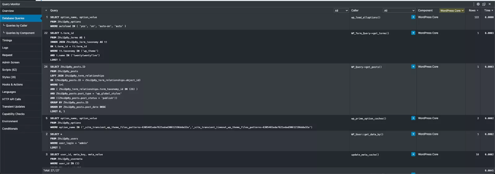 Phân tích Database Queries 