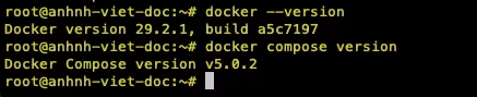 Kiểm tra phiên bản của Docker và Docker