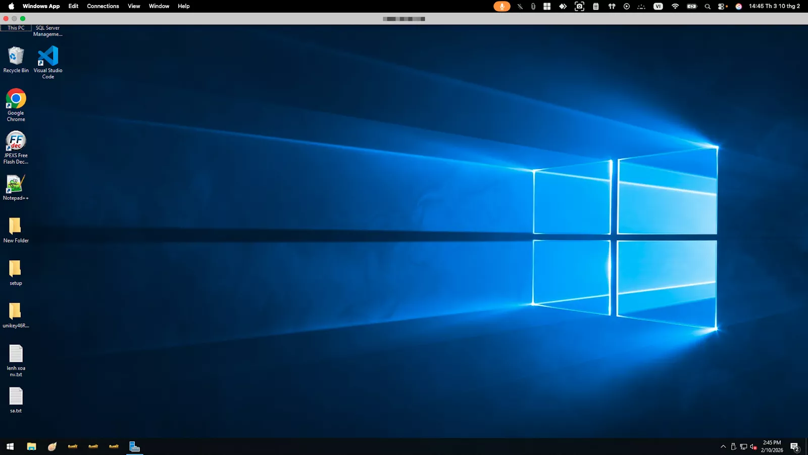 Kết nối thành công  